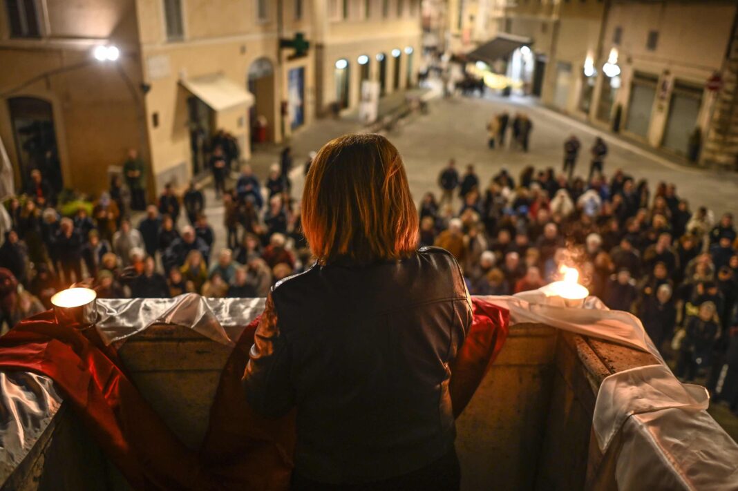 Il Cammino dietro la Croce, Pasqua 2024 (foto Alessio Vissani)
