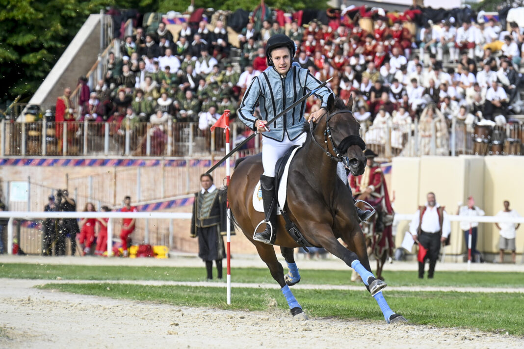 Nicholas Lionetti con il Giotti (foto Vissani)
