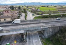 Spello, ripristinata la viabilità sotto il viadotto