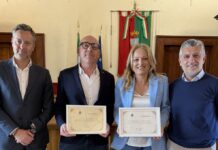 Avevano salvato un ciclista colto da malore: il Comune di Trevi premia Damiani e Milei