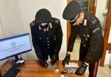 Nascondeva quasi un chilo e mezzo di hashish in giardino: 55enne in manette
