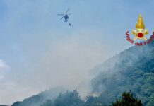 Incendi, situazione sotto controllo a Nocera. A Costacciaro e Baiano roghi spenti
